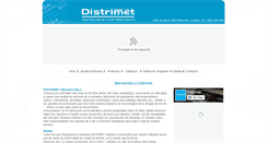 Desktop Screenshot of distrimet.com.uy